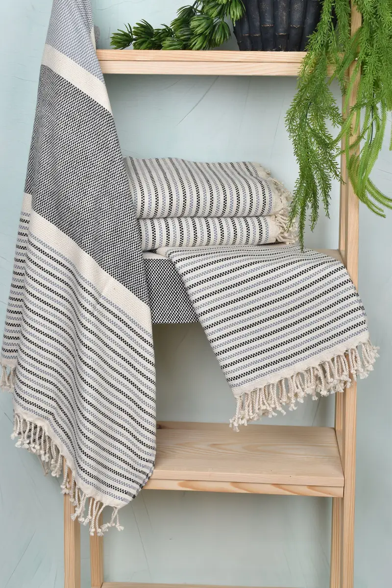 Travel towel, Wedding For Favor, Handmade Turkish Towel, 70x40 Cotton Geometric Towel, Bridal Shower Gift, Bachelorette Party Gifts Bridesmaids - 6