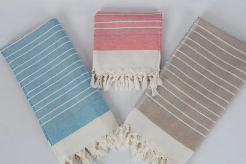 36x18 Cotton Striped Terry Towel, Guest Towel, Monogrammed Hand Towel, Turkish Hand Towel, Welcome Wedding Gift, Monogram Kitchen Towel, Xmas Gifts - 8