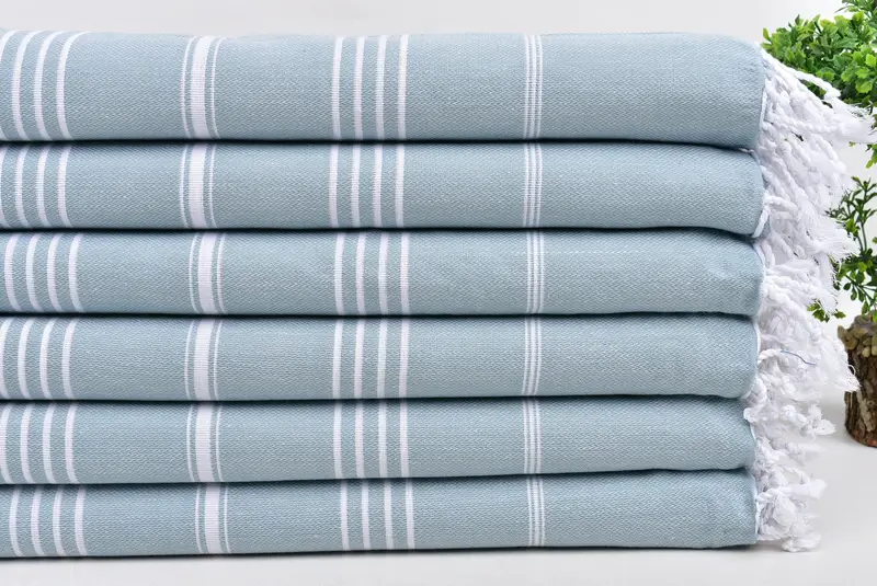 Turkish bath towel, Wedding Hand Made Gift, Gift For Best Friend, Bachelor Bachelorette Party Favors, Best Beach Towel, 70x40 Cotton Striped Towel - 5