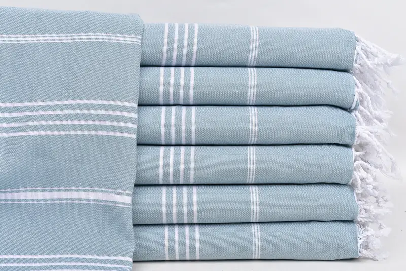 Turkish bath towel, Wedding Hand Made Gift, Gift For Best Friend, Bachelor Bachelorette Party Favors, Best Beach Towel, 70x40 Cotton Striped Towel - 1