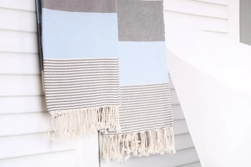 Wedding Gifts Towel, Bachelorette Gifts, Wedding Gift For Bride, Turkish Towel Personalized, 68x40 Cotton Striped Towel, Turkish beach towel - 8