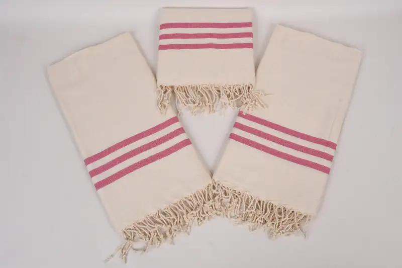 Lightweight towel, Spa Towel, 70x40 Cotton Striped Towel, Eco-Friendly Turkish Towel, Bachelorette Party Gift, Bridal Shower Gift, Valentines Gift - 6