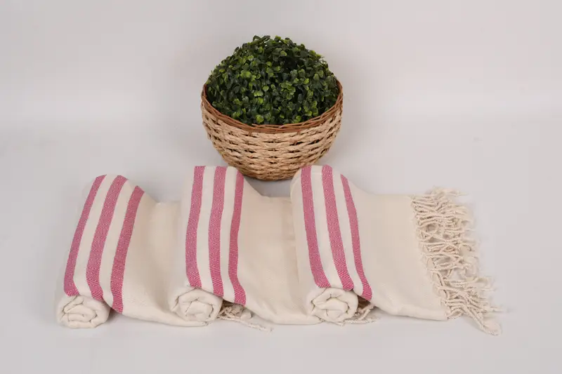 Lightweight towel, Spa Towel, 70x40 Cotton Striped Towel, Eco-Friendly Turkish Towel, Bachelorette Party Gift, Bridal Shower Gift, Valentines Gift - 8