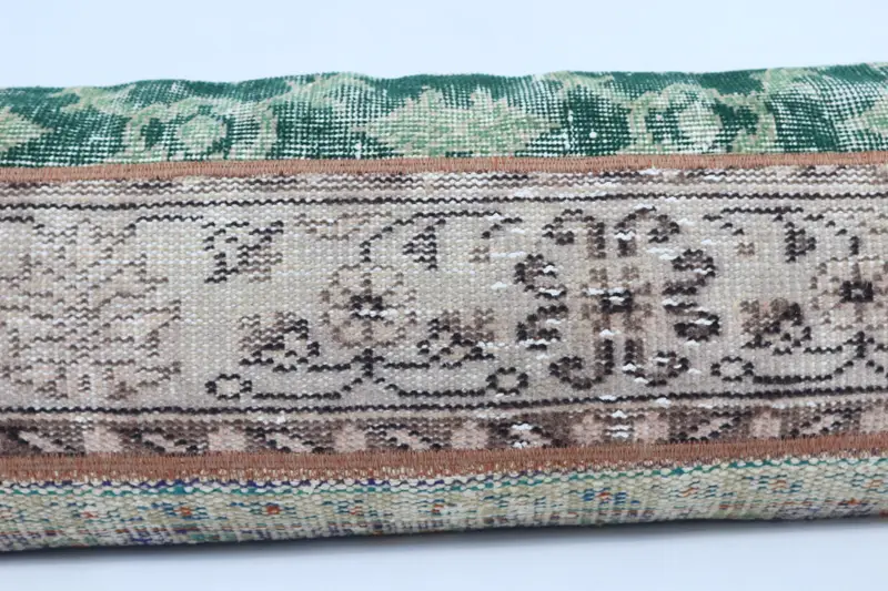 Yoga Pillow Case, Kilim Cushion Sham, Couch Cushion, Car Cushion, 16x48 Green Pillow Case, Pillow Case, Kilim Pillow, Antique Pillows - 2