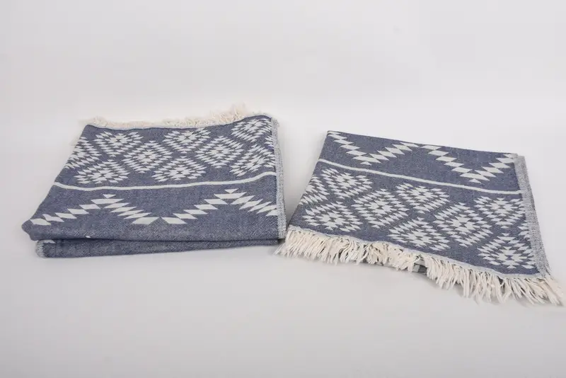 Xmas Gifts, Turkish Hand Towel, Personalized Gift, Beach Theme Wedding Gift, 40x18 Cotton Kilim Towel, Personalized Hand Towel, Valentines Gift - 8