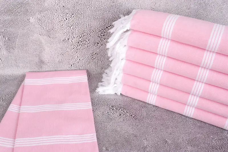 Monogrammed Beach Towel, Travel Towel, 70x30 Cotton Striped Towel, Beach Towel Bulk, Personalized Gift, Unique Gift, Personalized Towel, Guest Towel - 2