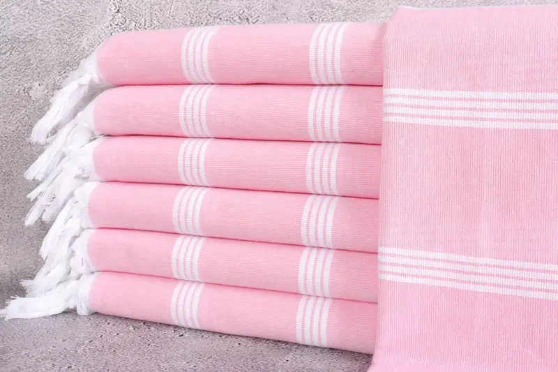 Monogrammed Beach Towel, Travel Towel, 70x30 Cotton Striped Towel, Beach Towel Bulk, Personalized Gift, Unique Gift, Personalized Towel, Guest Towel - 1