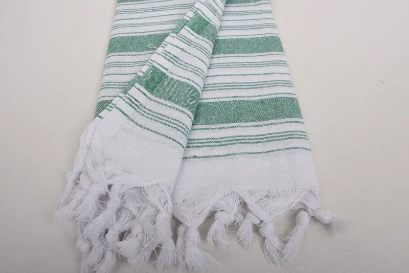Absorbent towel, Bride Gift, Quick-dry peshtemal, Summer Gift Ideas, Eco-friendly Turkish peshtemal towel, Hammam towel, 68x32 Cotton Striped Towel - 8