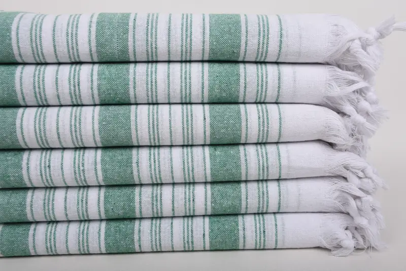 Absorbent towel, Bride Gift, Quick-dry peshtemal, Summer Gift Ideas, Eco-friendly Turkish peshtemal towel, Hammam towel, 68x32 Cotton Striped Towel - 3