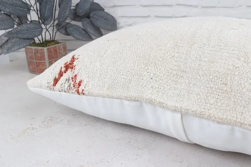 Ethnical Kilim Rug Pillow, Office Chair Cushion, Tribal Pillow, Antique Pillows, Cushion Cover, 22x22 White Cushion Cover, Turkish Kilim Pillow - 8