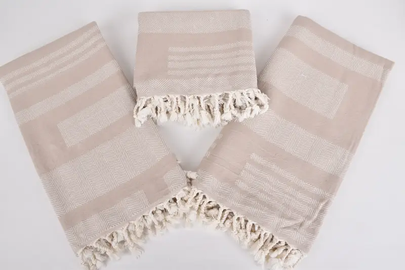 Bulk Order Towel, 68x38 Cotton Chevron Towel, Personalized Towel Gift, Sand-free towel, Turkish hand towel, Wedding Favors, Welcome Wedding Gift - 6