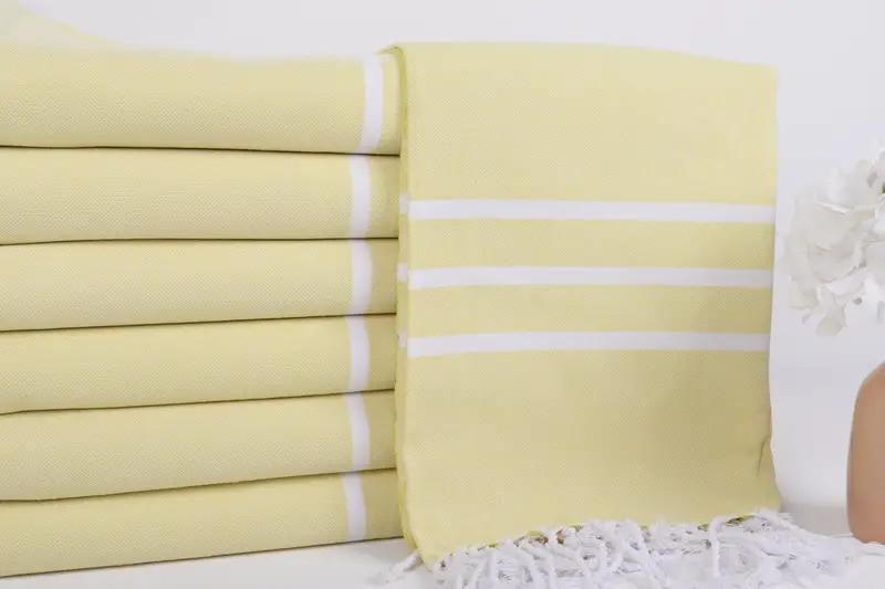 Monogrammed Beach Towel, Gift For Wedding Day, 70x40 Cotton Striped Towel, Bachelorette Party Gifts, Absorbent Turkish towel, Baby Boy Gift - 2