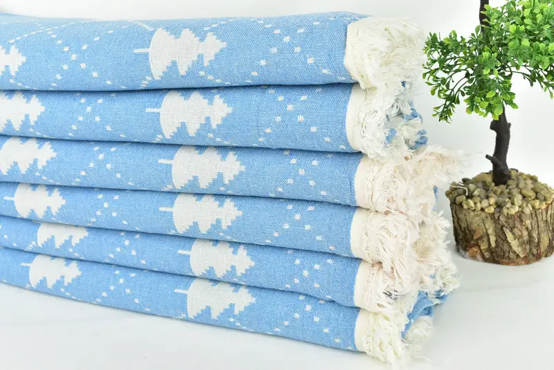 Personalized Turkish Towel, Bachelor Party Gifts, Bachelorette Party Gifts Bridesmaids, 84x42 Cotton Christmas Patterned Towel, Home Decor Gifts - 5