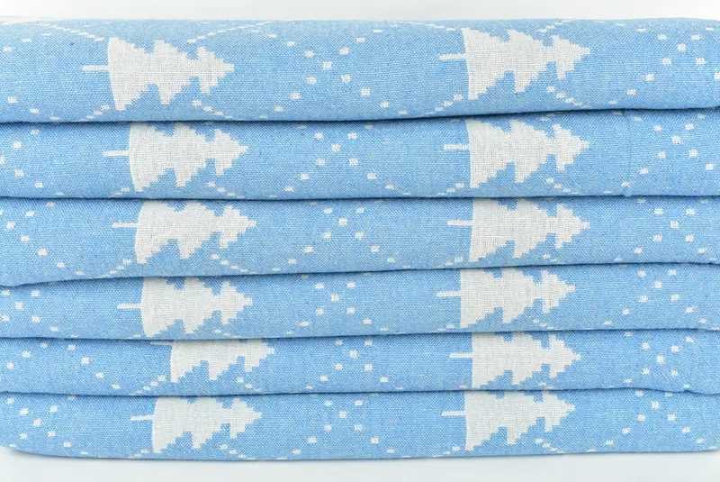 Personalized Turkish Towel, Bachelor Party Gifts, Bachelorette Party Gifts Bridesmaids, 84x42 Cotton Christmas Patterned Towel, Home Decor Gifts - 4