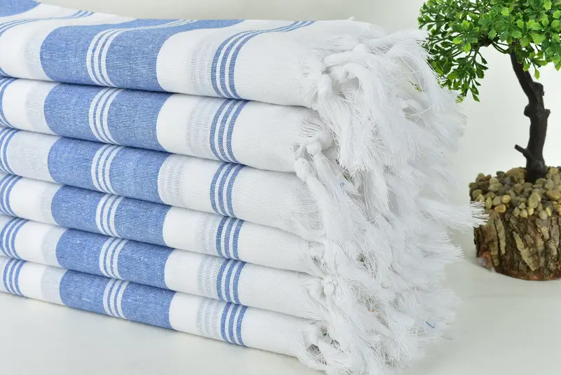 Bachelorette Party Gifts, Custom Gift, Organic Beach Towel, 70x36 Cotton Striped Towel, Gift For Boyfriend, Absorbent Turkish towel, Holiday Towel - 3