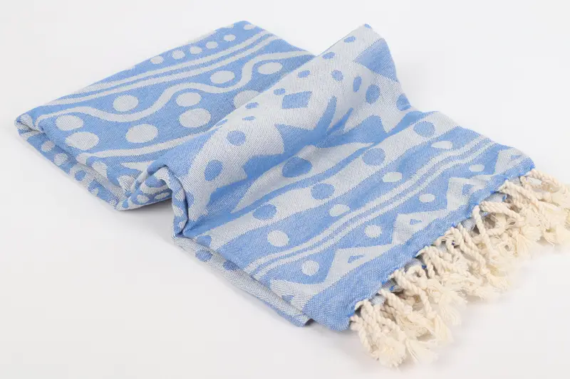 70x40 Cotton Round Pattern Towel, Personalized Turkish Towel, Anniversary Gift For Her, Fouta towel, Pool Towels, Best Friend Gift, Organic Towel - 7