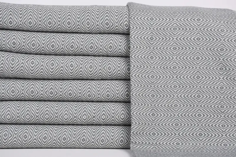 36x18 Pamuk Zikzag Elmas Havlu, Spor Salgası, Düğün Favorları, Monogram El Havlusu, Düğün Hediyesi, Gelin için Bachelorette Partisi Hediyeleri, Nişan Hediyesi - 1