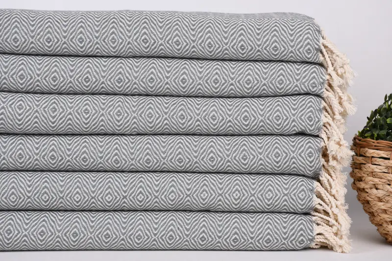 36x18 Pamuk Zikzag Elmas Havlu, Spor Salgası, Düğün Favorları, Monogram El Havlusu, Düğün Hediyesi, Gelin için Bachelorette Partisi Hediyeleri, Nişan Hediyesi - 2