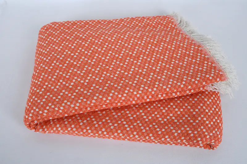 Bridal Shower Gift, 76x68 Cotton Herringbone Towel, Gift For Coworker, Spooky Bachelorette Party, Turkish Blanket, Throw Blanket Couch - 3