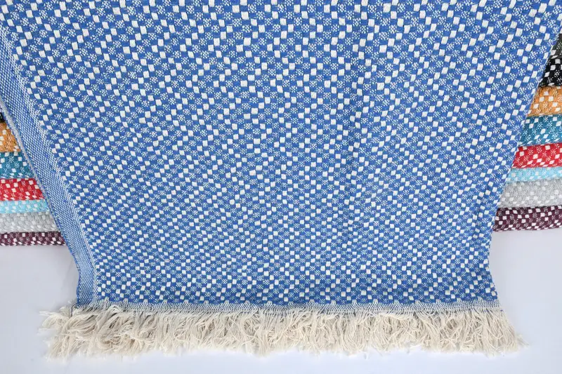 Bridal Shower Gift, 76x68 Cotton Herringbone Towel, Gift For Coworker, Spooky Bachelorette Party, Turkish Blanket, Throw Blanket Couch - 2