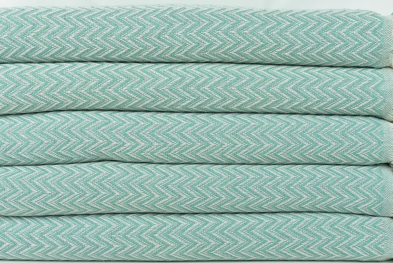 Bridesmaid Gifts, 76x64 Cotton Zig zag Towel, Wedding Favors, Bachelorette Large Towel, Throw Blanket, Decorative Bedspread, Welcome Wedding Gift - 2