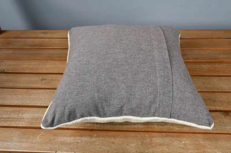 14x14 Beige Cushion, Couch Pillow Cover, Pillow Cover, Home Decor Pillow, Vintage Pillow, Seat Pillow Sham, Turkish Pillow - 5