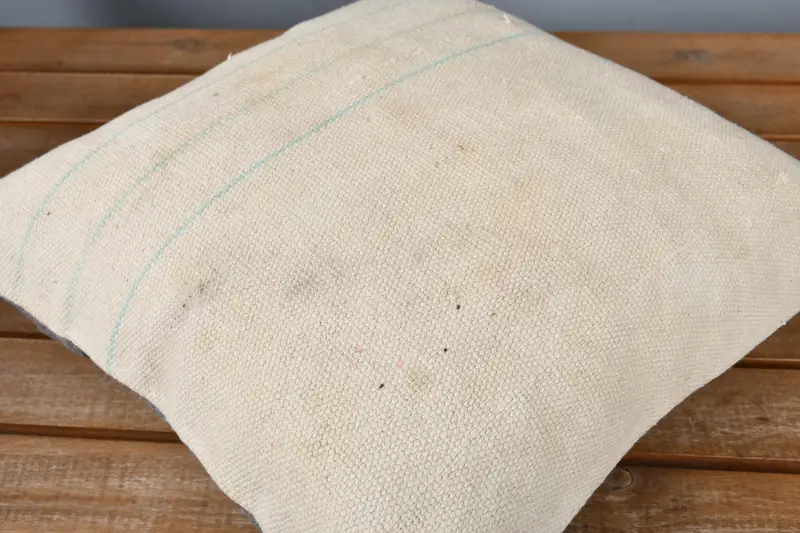 14x14 Beige Cushion, Couch Pillow Cover, Pillow Cover, Home Decor Pillow, Vintage Pillow, Seat Pillow Sham, Turkish Pillow - 3