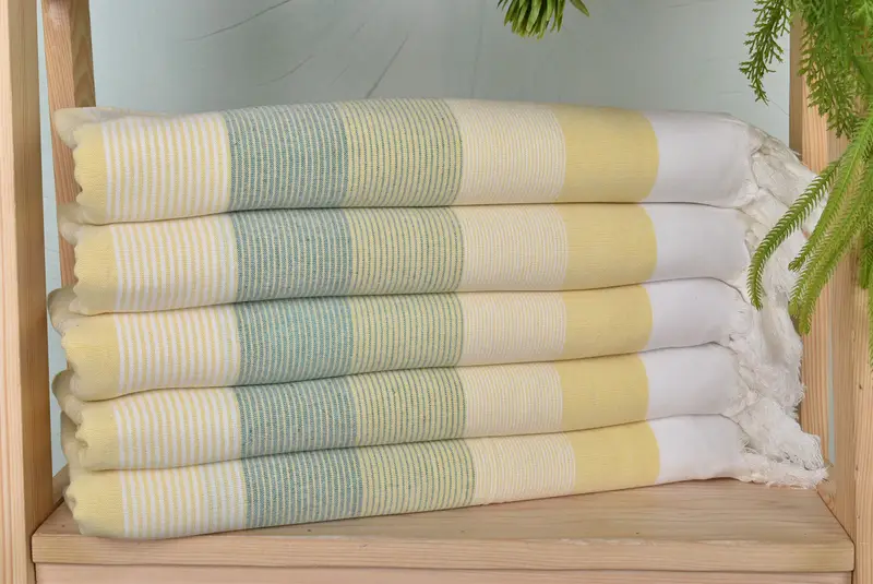 Gift For Best Friend, Fringed Turkish towel for poolside, 68x40 Cotton Striped Towel, Monogram Beach Towel, Personalized Turkish Towel, Custom Gift - 1
