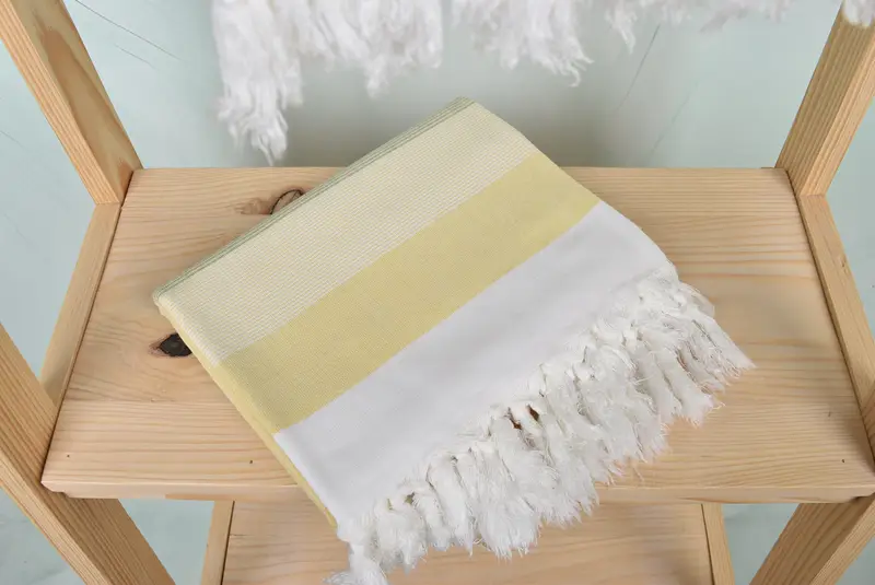 Gift For Best Friend, Fringed Turkish towel for poolside, 68x40 Cotton Striped Towel, Monogram Beach Towel, Personalized Turkish Towel, Custom Gift - 5