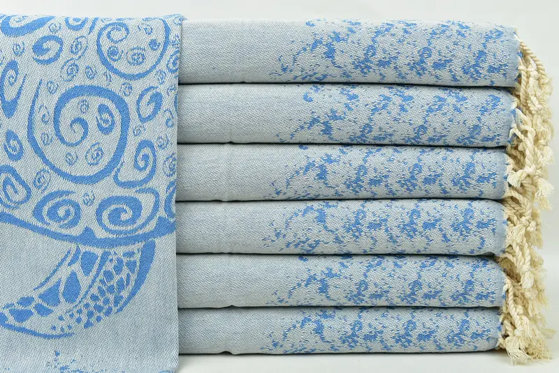 Yaz havlu, monogram mutfak havlu, kişiselleştirilmiş mutfak havlu, erkek arkadaş Noel hediyesi, 36x18 pamuklu carretta desenli havlu, küçük banyo havlu - 2