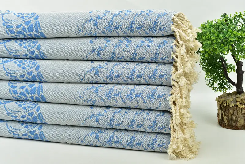Yaz havlu, monogram mutfak havlu, kişiselleştirilmiş mutfak havlu, erkek arkadaş Noel hediyesi, 36x18 pamuklu carretta desenli havlu, küçük banyo havlu - 4