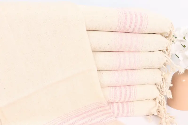 Gift For Him, 36x18 Linen Striped Towel, Bachelorette Party Items, Turkish Tea Towel, Monogram Hand Towel, Wedding Favors, Bridesmaid Gift Towel - 1