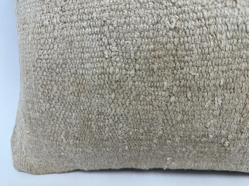 Kilim Pillow, 12x20 Beige Pillow Sham, Boho Pillow Sham Cover, Pillow, Throw Kilim Pillow, Accent Throw Cushion Case, Customized Pillow - 2