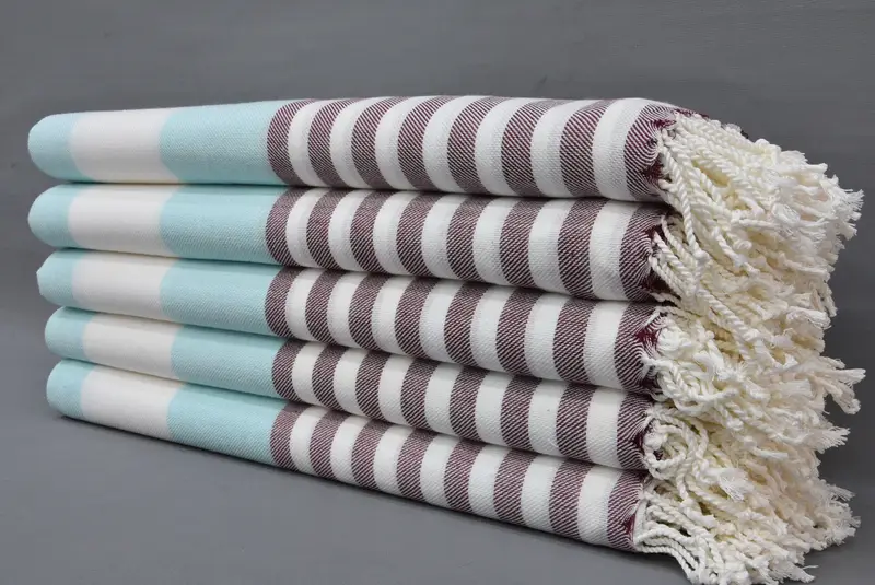 70x40 Cotton Striped Towel, Personalized Beach Towel, Peshtemal, Bridesmaid Gifts, Gift For The Home Decor, Turkish Towel Set, Custom Wedding Gift - 1