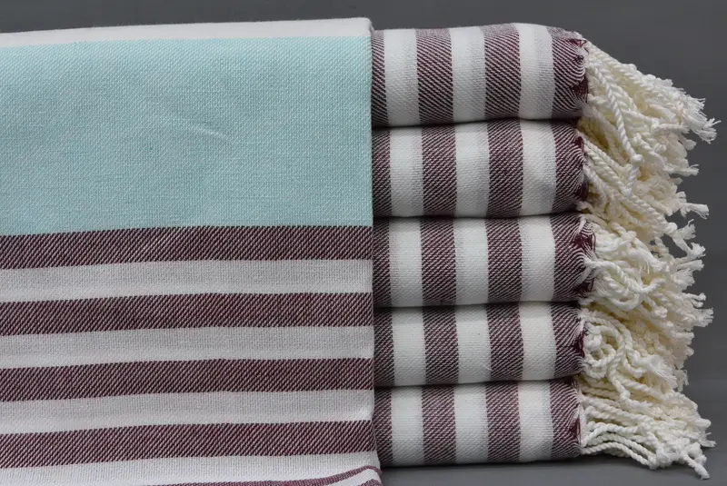 70x40 Cotton Striped Towel, Personalized Beach Towel, Peshtemal, Bridesmaid Gifts, Gift For The Home Decor, Turkish Towel Set, Custom Wedding Gift - 3