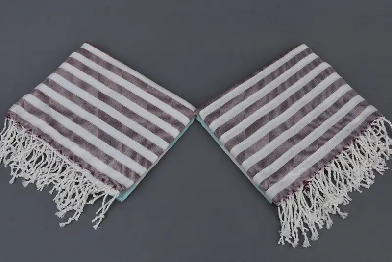 70x40 Cotton Striped Towel, Personalized Beach Towel, Peshtemal, Bridesmaid Gifts, Gift For The Home Decor, Turkish Towel Set, Custom Wedding Gift - 4
