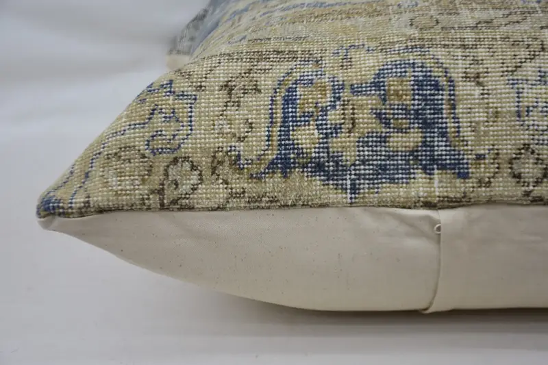 Pillow Sham, Throw Kilim Pillow, 32x32 Beige Cushion Case, Accent Throw Pillow Sham, Turkish Pillow, Ikat Cushion, Turkish Kilim Pillow - 6