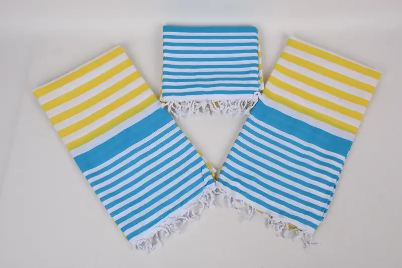Turkish beach towel, Bachelorette Party Gifts Bridesmaids, 68x36 Cotton Striped Towel, Absorbent towel, Customized Towels, Beach Size Towel - 6
