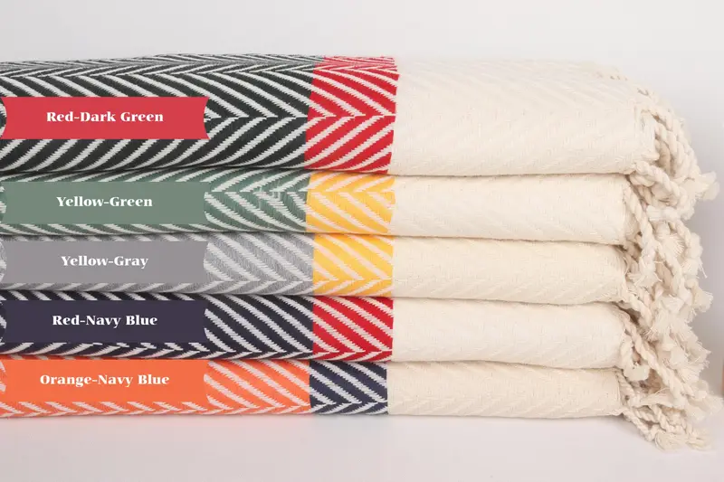 Decorative Towel, Custom Towel, Personalized Home Gift Wedding, Bride Gift, Best Friend Gift, Summer Gift, Summer Towel, 84x38 Cotton Striped Towel - 1