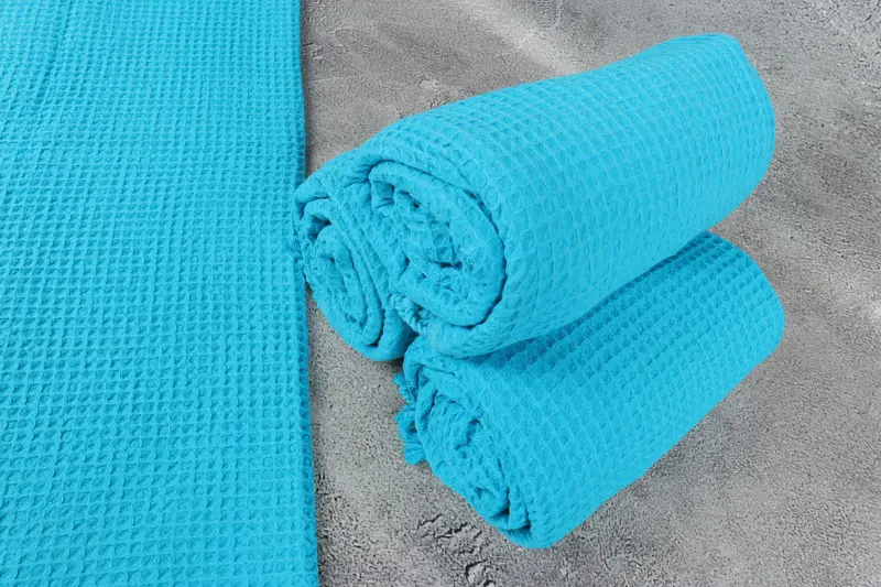 Guest Towel, Personalized Bridesmaid Gift, 68x36 Cotton Waffle Towel, Unique Wedding Gift, Fouta towel, Boyfriend Christmas Gift, Turkish hand towel - 8