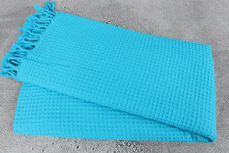 Guest Towel, Personalized Bridesmaid Gift, 68x36 Cotton Waffle Towel, Unique Wedding Gift, Fouta towel, Boyfriend Christmas Gift, Turkish hand towel - 6
