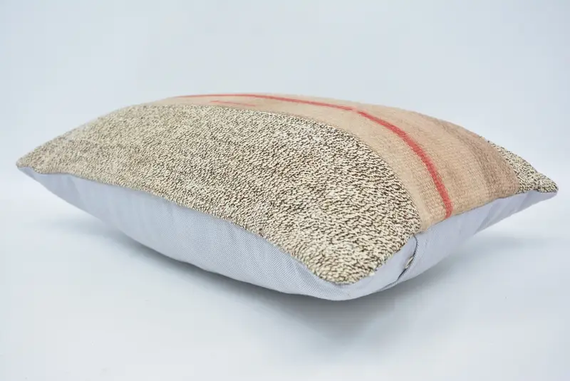 Handmade Kilim Cushion, Pet Cushion Case, Cushion, Home Decor Pillow, Gift Pillow, Wholesale Cushion, 16x24 Beige Pillow Case - 6