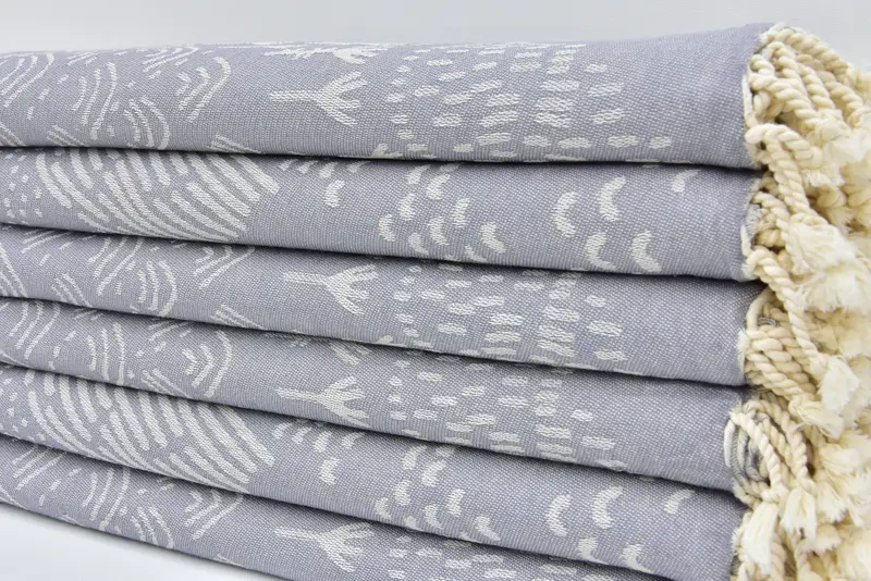 68x40 Cotton Mountain Design Towel, Quick-dry peshtemal, Housewarming Gift, Absorbent towel, Bachelorette Party Gifts Bridesmaids, Gift For Coworker - 5