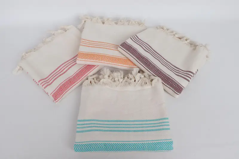 Eco-friendly Turkish peshtemal towel, Organic towel, 70x40 Cotton Striped Towel, Personalized Towel, Bachelor Party Favors, Turkish Towel USA - 3