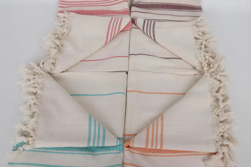 Eco-friendly Turkish peshtemal towel, Organic towel, 70x40 Cotton Striped Towel, Personalized Towel, Bachelor Party Favors, Turkish Towel USA - 4
