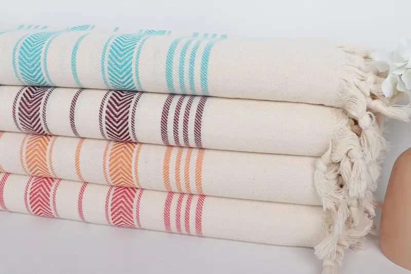Eco-friendly Turkish peshtemal towel, Organic towel, 70x40 Cotton Striped Towel, Personalized Towel, Bachelor Party Favors, Turkish Towel USA - 2