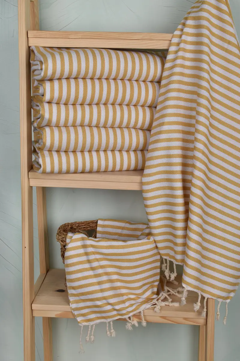 Gift For Him, 40x18 Cotton Striped Towel, Monogram Hand Towel, Gift For The Home Decor, Personalized Gifts, Family Gift, Personalized Hand Towel - 3