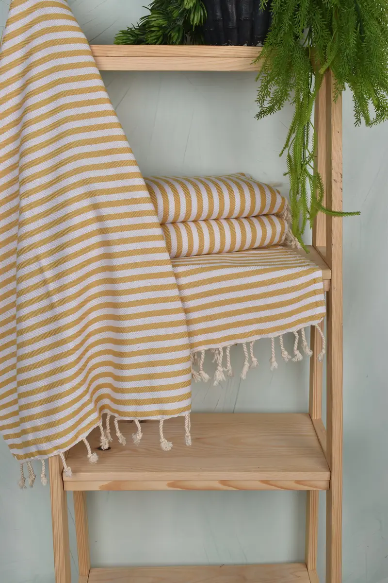 Gift For Him, 40x18 Cotton Striped Towel, Monogram Hand Towel, Gift For The Home Decor, Personalized Gifts, Family Gift, Personalized Hand Towel - 6