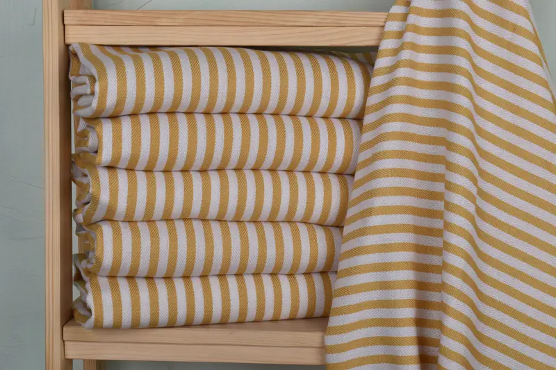 Gift For Him, 40x18 Cotton Striped Towel, Monogram Hand Towel, Gift For The Home Decor, Personalized Gifts, Family Gift, Personalized Hand Towel - 2