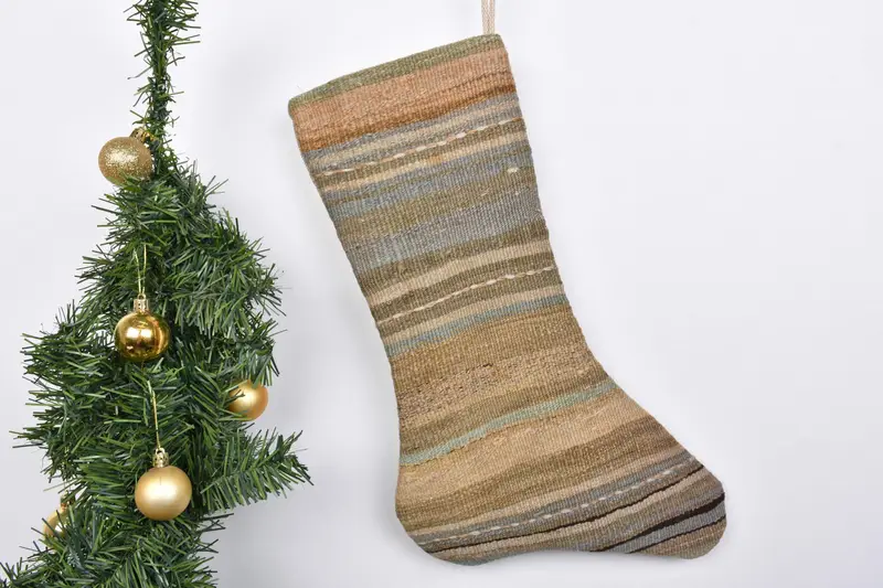 Kişiye Özel Aile Çorabı, Yılbaşı Süslü Desenli Çorap